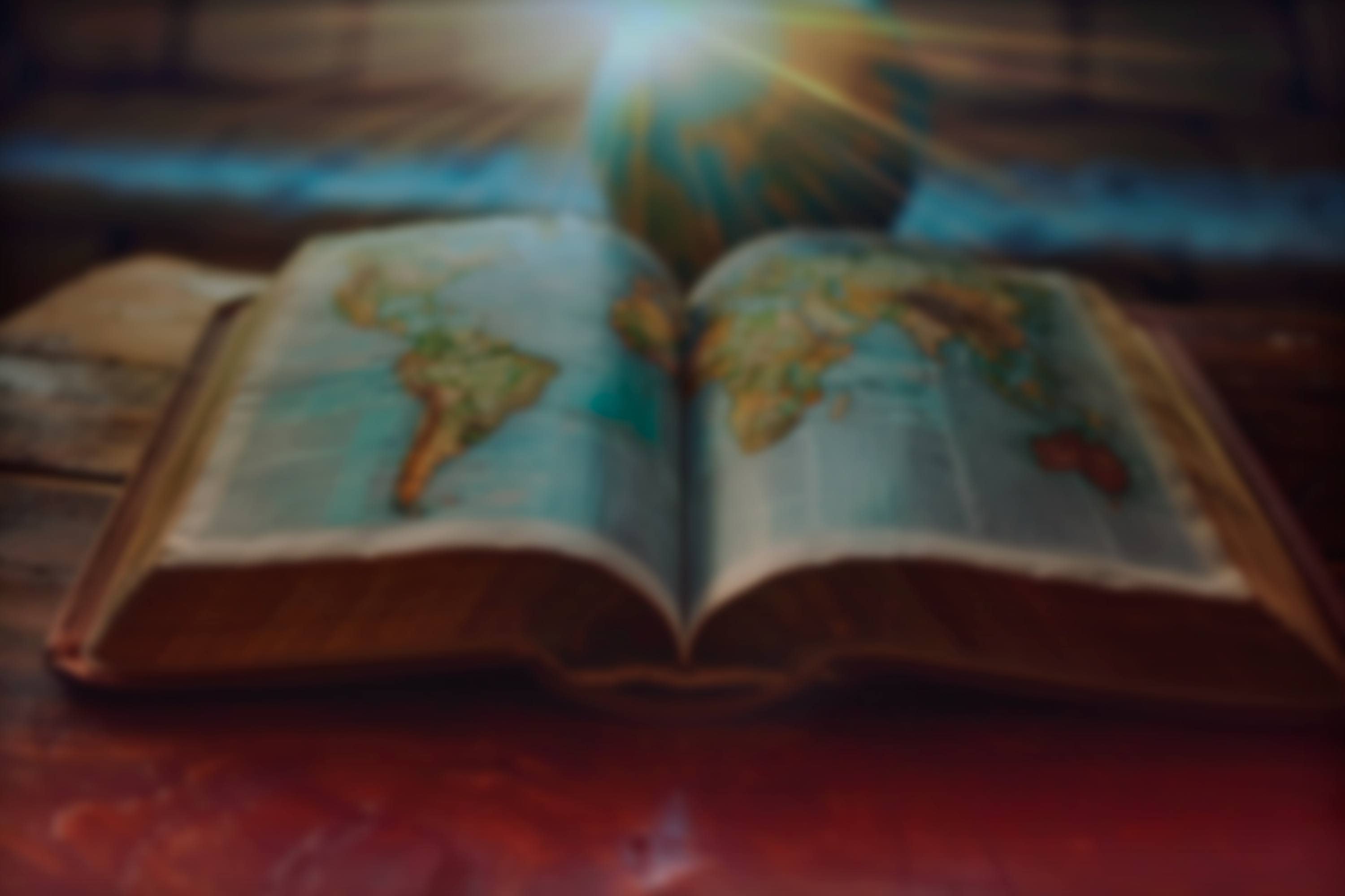 Biblia com Mapa Mundi